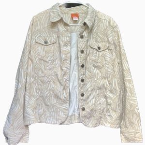 Tan Button up cotton jacket